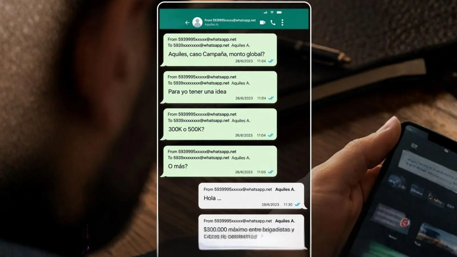 Fiscalía presenta pruebas sobre financiamiento ilícito en
