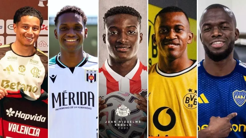 177 futbolistas ecuatorianos se movieron en el mercado, la
